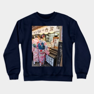 Kimono in Old Kyoto Crewneck Sweatshirt